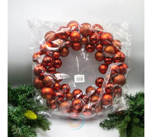 Венок новогодний "Blazing berries", 33см