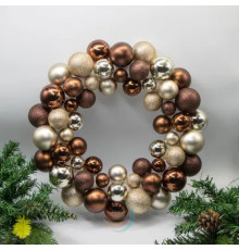 Венок новогодний "Shards", 33см