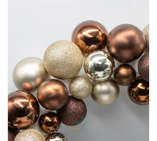 Венок новогодний "Shards", 33см