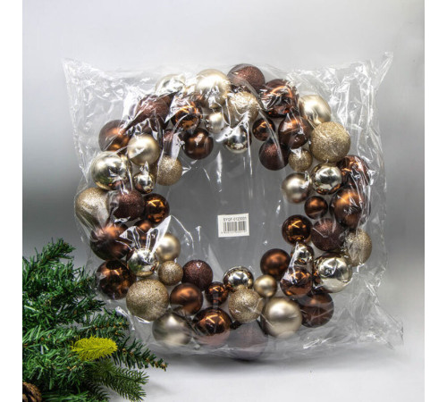 Венок новогодний "Shards", 33см