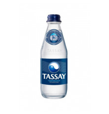 Вода газированная "Tassay", 0,25 литра, стекло