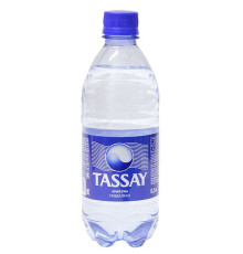 Вода газированная "Tassay", 0,5 литра