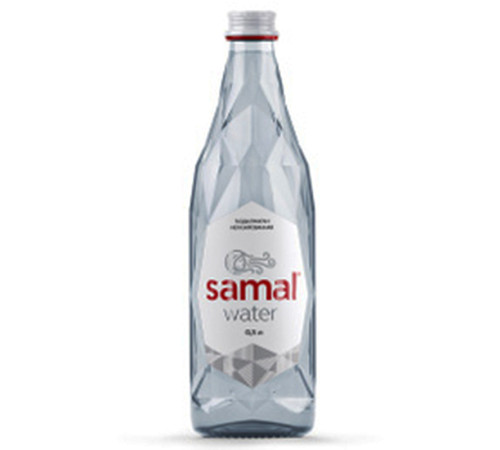 Вода минеральная "Samal", без газа,  0,5 литра, стекло