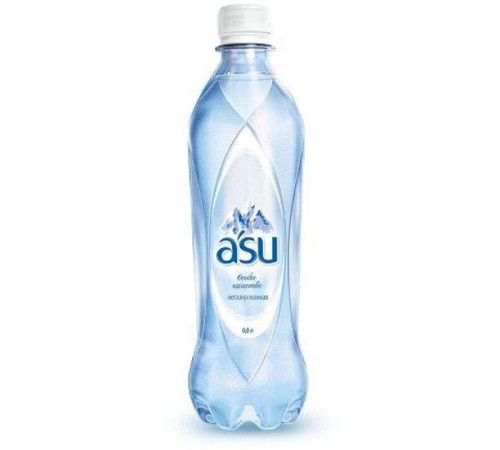 Вода негазированная "ASU", 0,5 литра
