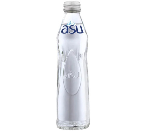 Вода негазированная "ASU", стеклянная бутылка, 0,5 литра