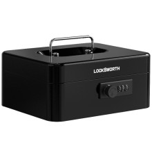 Ящик для денег LockSworth, 90х200х160 мм, 0,9 кг, сталь, черный