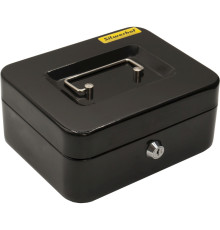 Ящик для денег Silwerhof, 90х200х160 мм, 0,917 кг, сталь, черный