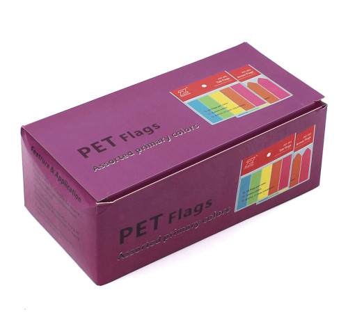 Закладки клейкие KUVERT "Sticky", 12 х 45 мм, стрелки, пластиковые, 5 цв х 25 листов