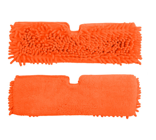 Запаска для швабры OfficeClean Professional МОП, двусторонняя микрофибра, 40 см., оранжевая