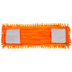 Запаска для швабры OfficeClean Professional МОП, микрофибра с карманами, 40 см, оранжевая