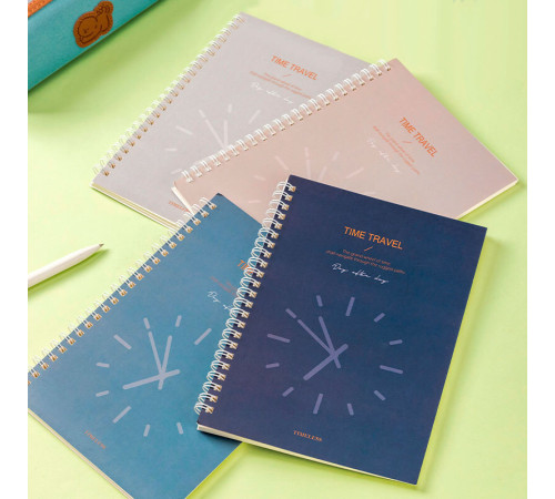 Записная книжка DELI "Linfini" на спирали, А5, 60 листов в линейку, ассорти