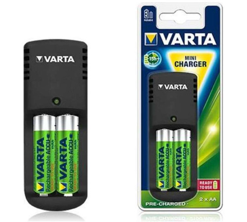 Зарядное устройство VARTA Mini Charger + 2 аккумулятора АА 2100 mAh