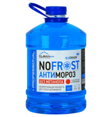 Жидкость незамерзающая Cleanco "NOFROST BLUE DRAGON" для стекол автомобиля, -30°C, 3л