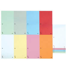 Разделитель бумажный Office, PBS 100 листов 104х240, 190гр, ассорти