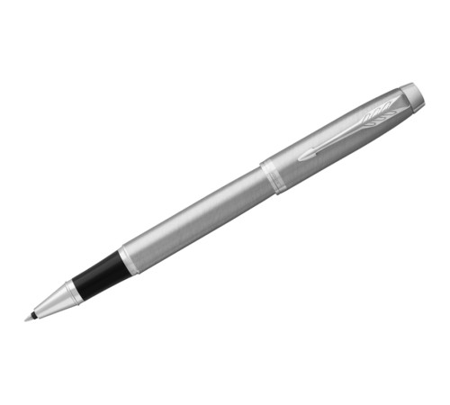 Ручка роллерная Parker "IM Essential Stainless Steel CT", 0,8 мм, черная Ручка роллерная Parker "IM Essential Stainless Steel CT", 0,8 мм, черная