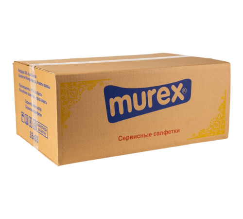 Салфетки для сервировки Murex, 33х33см, 100 шт/уп, белые Салфетки для сервировки Murex, 33х33см, 100 шт/уп, белые