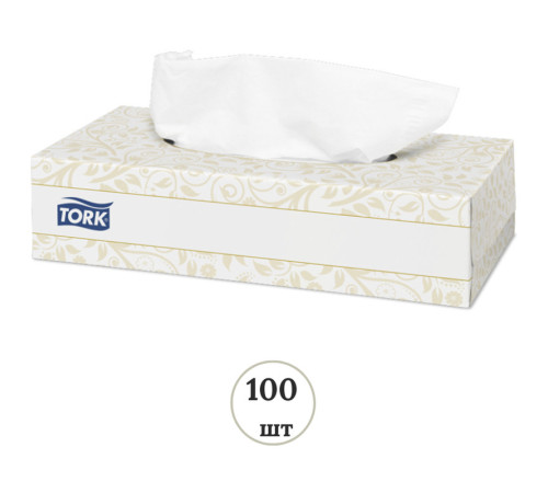 Салфетки Tork "Premium", 2-слойные, 20,8*20см, вытяжные, 100 штук в упаковке Салфетки Tork "Premium", 2-слойные, 20,8*20см, вытяжные, 100 штук в упаковке