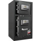 Сейф DELI "3657A" электронный замок + ключ, 795x430x380 мм, 57 кг, серый