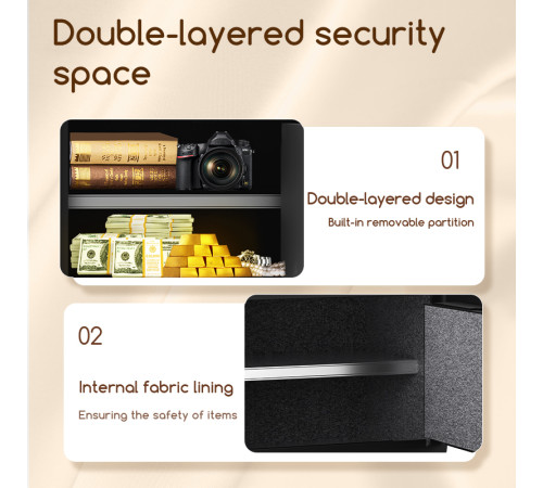 Сейф DELI "ET540" электронный замок + ключ, 250х350х250 мм, 9,5 кг, черный Сейф DELI "ET540" электронный замок + ключ, 250х350х250 мм, 9,5 кг, черный