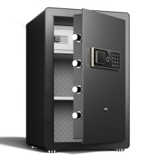 Сейф DELI "ET572" электронный замок + ключ, 600х380х360 мм, 29 кг, черный