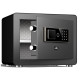 Сейф DELI "T570" электронный замок + ключ, 300х380х290 мм, 18 кг, черный