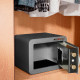 Сейф LockSworth электронный замок + ключ, 170х230х170 мм, 2 кг, черный