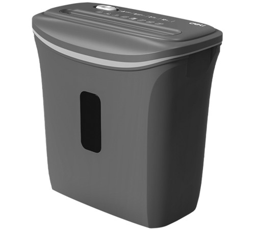 Шредер Deli, 4 уровень секретности, 12 литров, серый