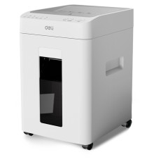 Шредер Deli, 5 уровень секретности (2x12мм), 100 листов, 26 литров, автоматический режим