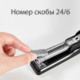 Скобы DELI "i Select" для степлера №24/6 (25 листов), 1000 шт/кор