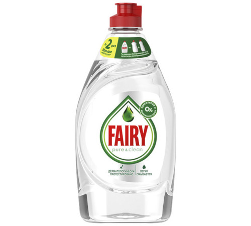 Средство для мытья посуды Fairy "Pure&Clean", 450 мл