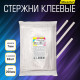 Стержни клеевые Silwerhof, диаметр 7 мм, длина 200 мм, 62 шт/упак, прозрачные