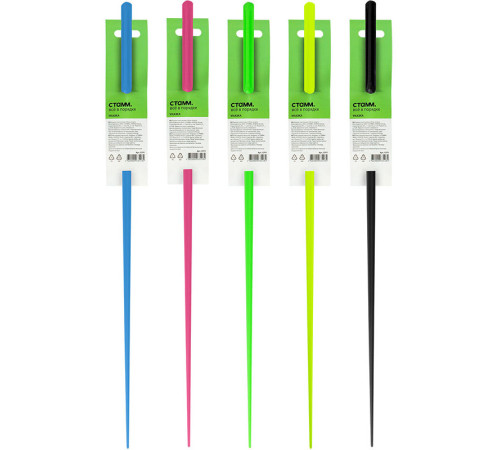 Указка пластиковая СТАММ, 40 см, ассорти