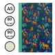 Записная книжка Greenwich Line "Vision. Lovely leopard", А5 80 л., кожзам, клетка